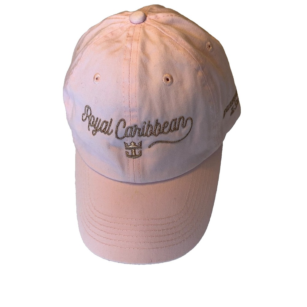 Royal Caribbean Cruise Hat Pink Gold Independence Of The Seas NWOT